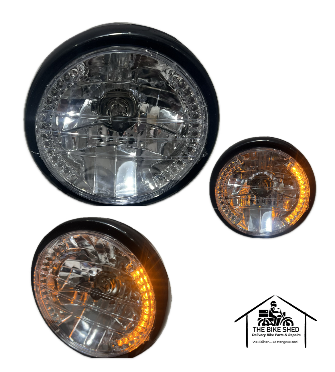 Headlight With Built-in Indicators