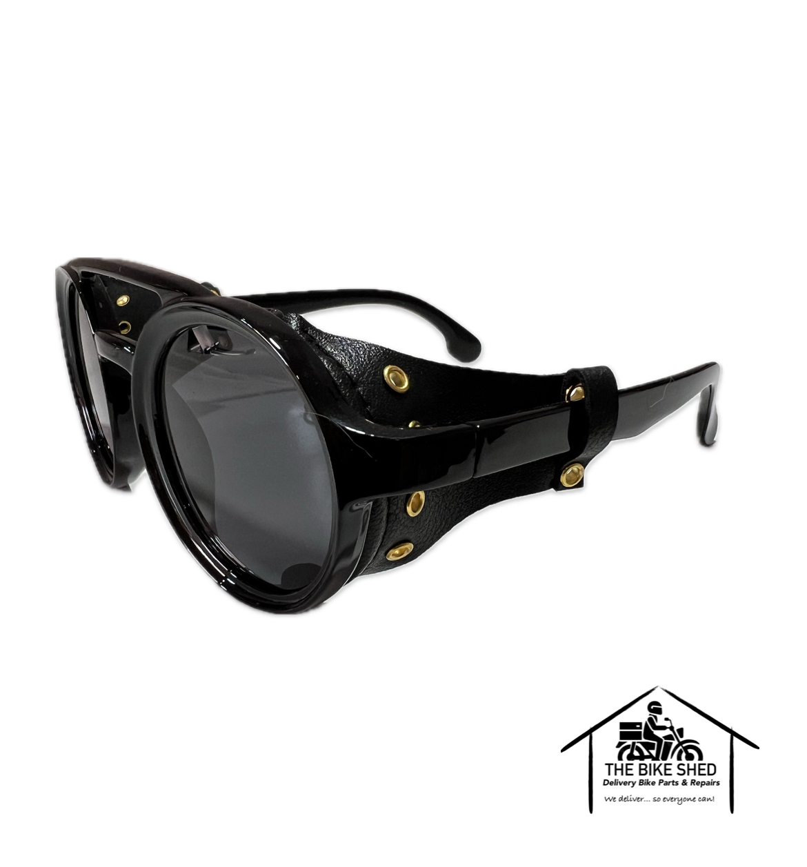 Steam Punk Black Retro Sunglasses